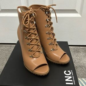NEW I.N.C Floritap Heeled Booties sz 10.5